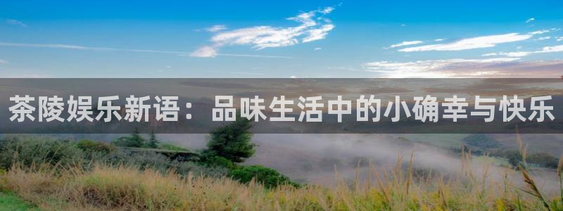 南宫NG平台官网登录入口：茶陵娱乐新语：品味生活中的小确幸与快乐