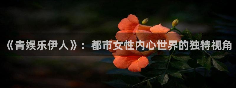 南宫NG电子娱乐官网下载：《青娱乐伊人》：都市女性内心世界的独特视角
