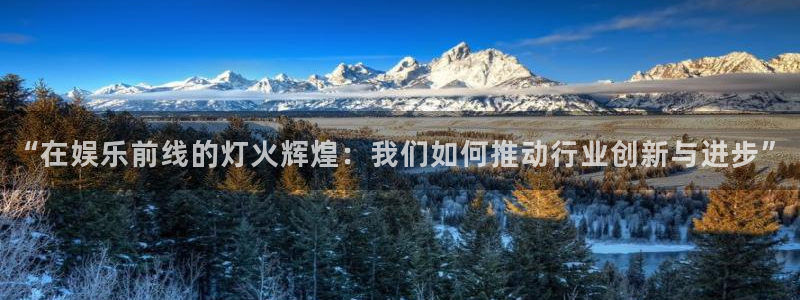 南宫NGapp下载：“在娱乐前线的灯火辉煌：我们如何推动行业创新与进步”